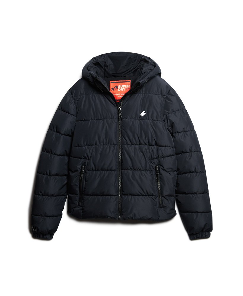 Hooded Sports Puffer Jacket