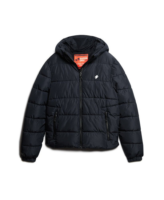 Hooded Sports Puffer Jacket