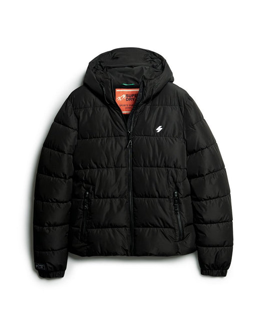 Hooded Sports Puffer Jacket